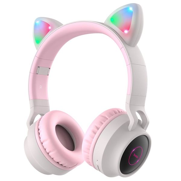 Наушники HOCO W27 Cat ear wireless headphones Grey (6931474718457) 24017 фото