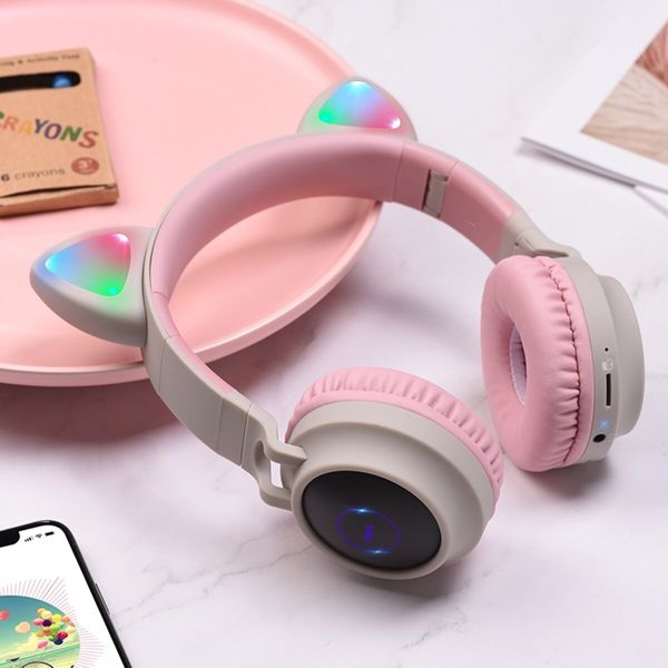 Наушники HOCO W27 Cat ear wireless headphones Grey (6931474718457) 24017 фото