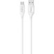 Кабель Usams US-SJ620 Micro Charging & Data Cable -- Moe Series 1m White (SJ620USB02) 46314 фото 1