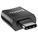 Адаптер HOCO UA17 Type-C male to USB female USB3.0 adapter Black (6931474762016) 33082 фото 3