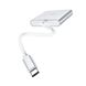 Кабель-переходник HOCO HB14 Easy use Type-C Adapter(Type-C to USB3.0+HDMI+PD) Silver (6931474725790) 32843 фото 5