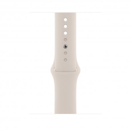 Apple Watch Series 8 45mm (GPS+LTE) Starlight Aluminum Case with Starlight Sport Band - Size M/L (MNVL3) 00000038627-001 фото