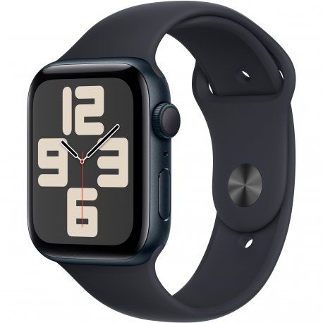 Apple Watch SE 2023 44mm (GPS) Midnight Aluminum Case with Midnight Sport Band - Size M/L (MRE93) 1003022 фото