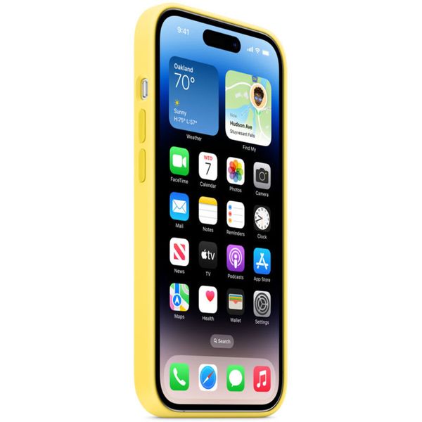 Чехол для смартфона Silicone Full Case AAA MagSafe IC для iPhone 14 Canary Yellow (Orig14CanaryYellow) 47220 фото