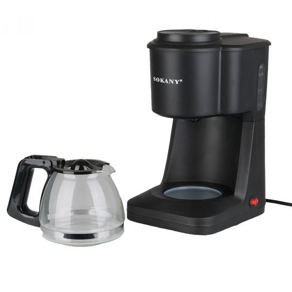 Кавоварка крапельна Sokany SK-124 Cofee Maker 950W 600ml еспресо машина 1897324379 фото