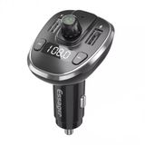 Автобільний зарядний пристрій ESSAGER Dynamic Car Bluetooth MP3 Car Charger Sliver (ECCFM-DG10) 52122 фото