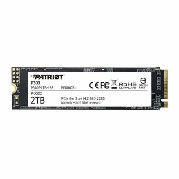 SSD M.2 Patriot P300 2TB NVMe 2280 PCIe 3.0x4 3D NAND TLC (P300P2TBM28) 13912 фото