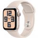 Apple Watch SE 2023 40mm (GPS) Starlight Aluminum Case with Starlight Sport Band - Size S/M (MR9U3) 00000044549-001 фото 1