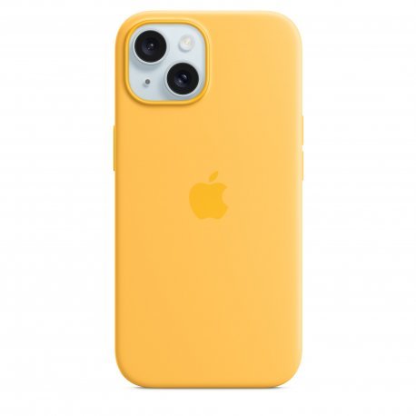 Чохол Apple iPhone 15 Silicone Case with MagSafe Sunshine (MWNA3) 00000047355 фото