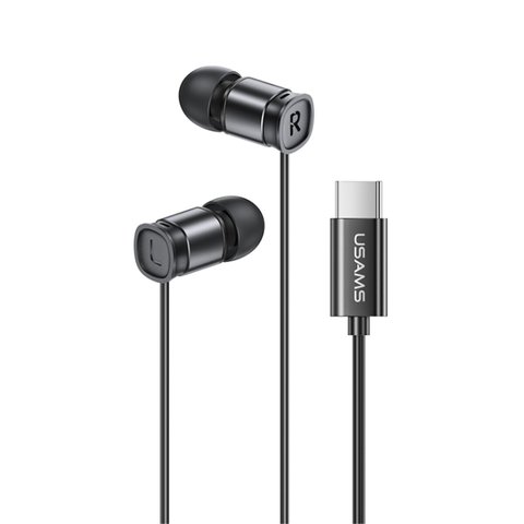 Наушники Usams EP-46 Mini Type-C In-Ear Earphone1.2m Black (HSEP4603) 16086 фото