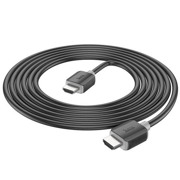 Кабель HOCO US08 HDTV 2.0 4K HD data cable(L=3M) Black (6931474799401 ) 49050 фото