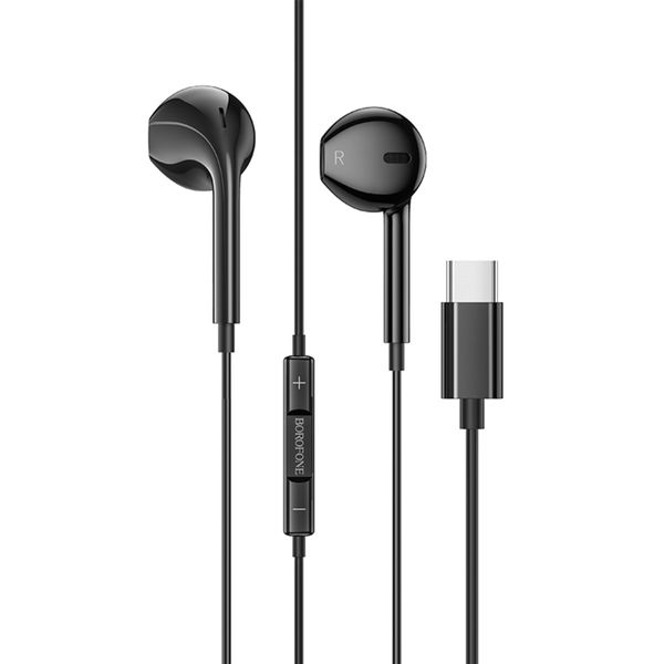 Наушники BOROFONE BM60 Type-C Original Series Digital Earphones Black (BM60B) 13781 фото