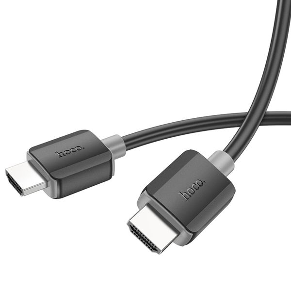 Кабель HOCO US08 HDTV 2.0 4K HD data cable(L=3M) Black (6931474799401 ) 49050 фото