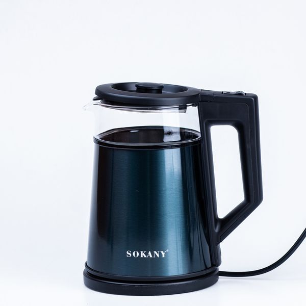 Електрочайник Sokany SK-SH-1076B Electric Kettle 2000W 1.7l 2084721699 фото