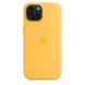 Чохол Apple iPhone 15 Silicone Case with MagSafe Sunshine (MWNA3) 00000047355 фото 5