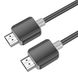 Кабель HOCO US08 HDTV 2.0 4K HD data cable(L=3M) Black (6931474799401 ) 49050 фото 4