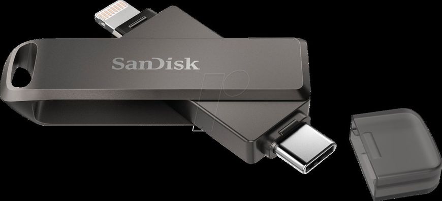 Flash SanDisk USB 3.1 iXpand Luxe 256Gb Type-C/Lightning Apple (SDIX70N-256G-GN6NE) 13701 фото