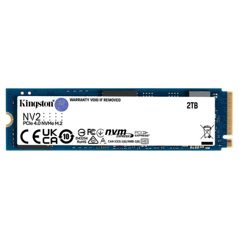 SSD M.2 Kingston NV2 2000GB NVMe 2280 PCIe 4.0 x4 3D NAND (SNV2S/2000G) 23477 фото