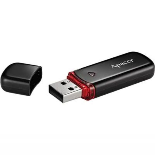 Flash Apacer USB 2.0 AH333 32Gb black (AP32GAH333B-1) 8893 фото