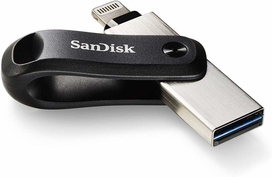 Flash SanDisk USB 3.0 iXpand Go 256Gb Lightning Apple (SDIX60N-256G-GN6NE) 13703 фото