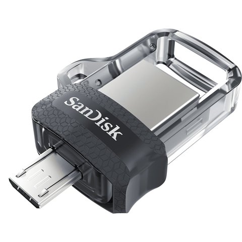 Flash SanDisk USB 3.0 Ultra Dual Drive OTG M3.0 256Gb (150Mb/s) (SDDD3-256G-G46) 13711 фото