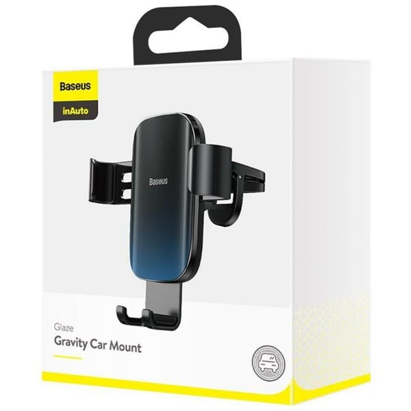 Держатель для мобильного Baseus Glaze Gravity Car Mount Black (SUYL-LG01) 11472 фото