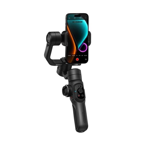 Триосьовий стабілізатор AOCHUAN Professional Gimbal Stabilizer for Smartphone SMART S2 Чорний (AOCHUAN-SMARTS2-B) 54627 фото