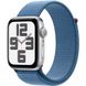 Apple Watch SE 2023 44mm (GPS) Silver Aluminum Case with Winter Blue Sport Loop (MREF3QP/A) 00000044130-001 фото 1