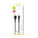 Кабель Usams US-SJ371 U38 Lightning Charging and Data Cable 1m Black (SJ371USB01) 15133 фото 3