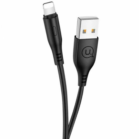 Кабель Usams US-SJ266 U18 Round lightning Cable 1m Black (SJ266USB01) 15143 фото