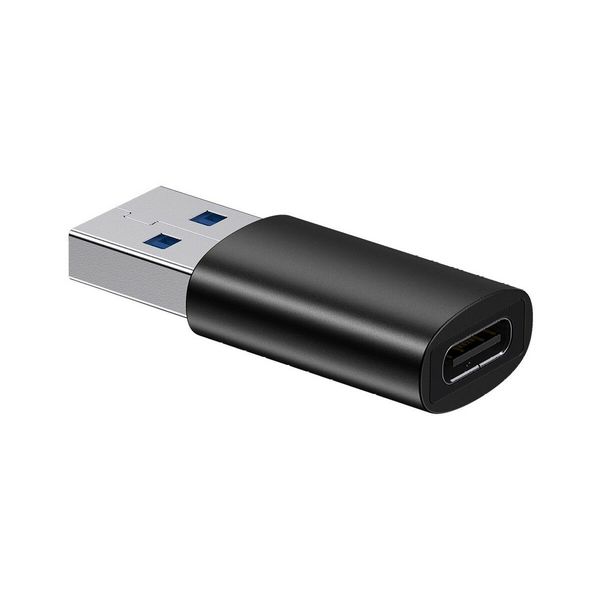 Адаптер Baseus Ingenuity Series Mini OTG Adaptor USB 3.1 to Type-CBlack (ZJJQ000101) 24948 фото