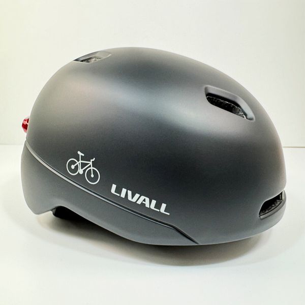 Защитный шлем Livall C21 (L) Midnight Black (57-61см), сигнал стопов (LIV-000C21-5341) 51259 фото