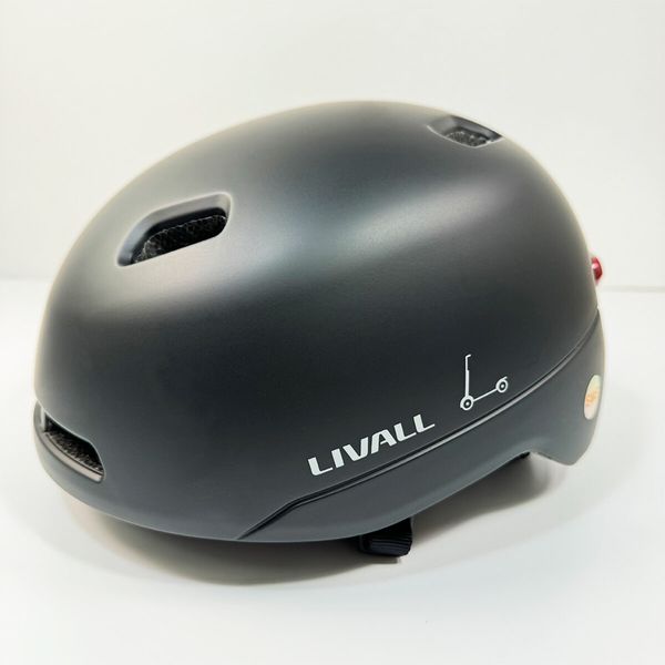 Защитный шлем Livall C21 (L) Midnight Black (57-61см), сигнал стопов (LIV-000C21-5341) 51259 фото