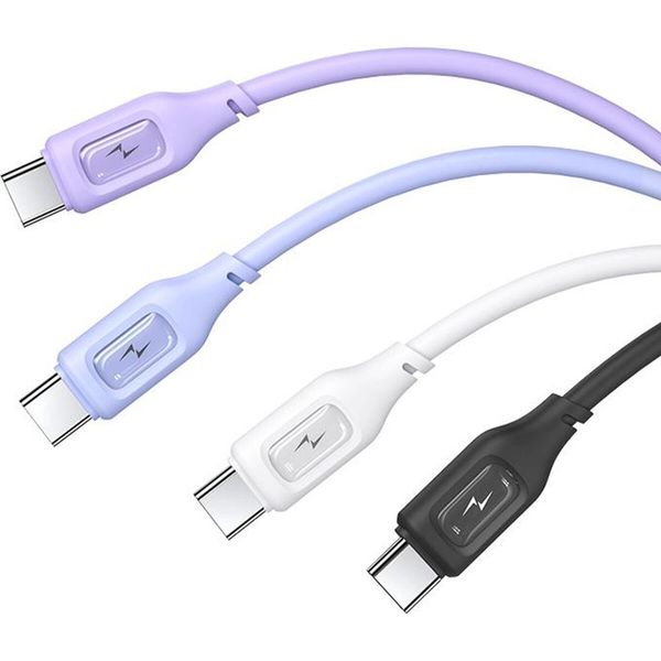 Кабель Usams US-SJ619 3A Type-C Charging & Data Cable -- Moe Series 1m White (SJ619USB02) 46312 фото