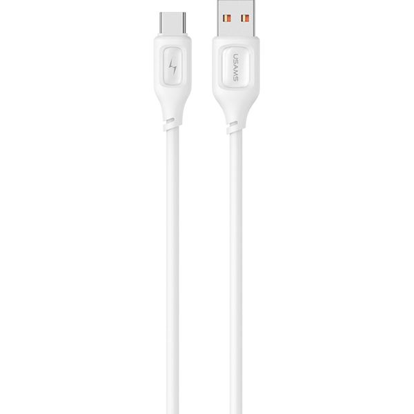 Кабель Usams US-SJ619 3A Type-C Charging & Data Cable -- Moe Series 1m White (SJ619USB02) 46312 фото