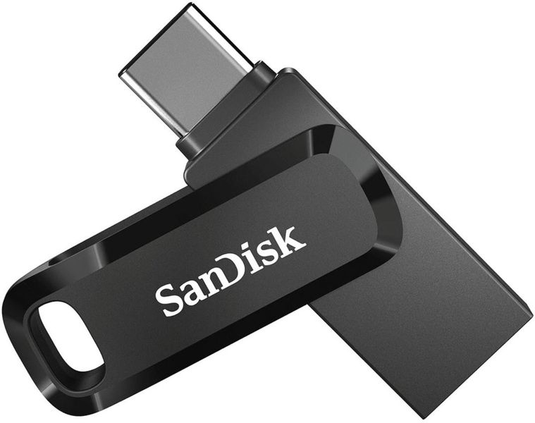 Flash SanDisk USB 3.1 Ultra Dual Go Type-C 256Gb (150 Mb/s) (SDDDC3-256G-G46) 14080 фото