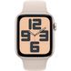 Apple Watch SE 2023 44mm (GPS) Starlight Aluminum Case with Starlight Sport Band - Size M/L (MRE53QP/A) 00000044137-001 фото 2